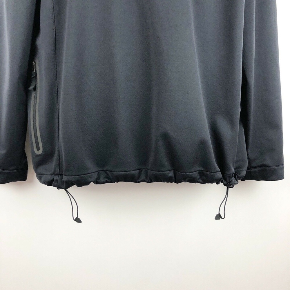 Nike Golf 1/2 Zip Black Gray Long Sleeve Jacket - Picture 6 of 12